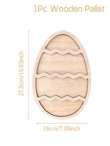 1个复活节兔子和复活节彩蛋图案木质托盘，复活节木质托盘，复活节派对用品，复活节装饰，复活节派对装饰，复活节中心装饰品，兔子装饰，蛋糕装饰，复活节家居厨房装饰，桌面装饰，家居装饰，春季装饰，节日派对礼物，复活节装饰，复活节彩蛋寻宝派对装饰，复活节礼物 - 復活節 - 查看 13