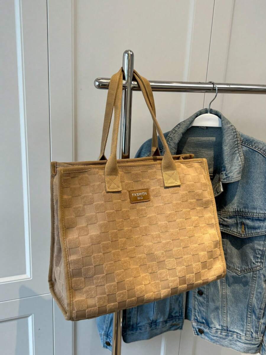 Women Tote Bags - Khaki - View 1