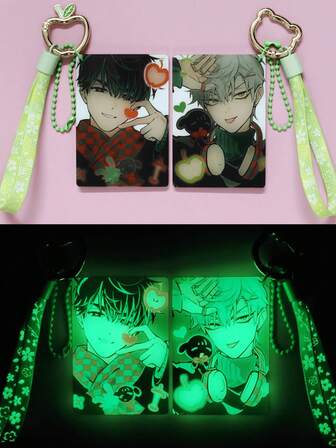 1件 外星人舞台 韩国漫画 动漫 发光储光发光亚克力钥匙扣，手机配件，背包装饰，包包挂饰，汽车装饰品，行李箱配件，手机挂件系列，新奇礼物，动漫收藏品。