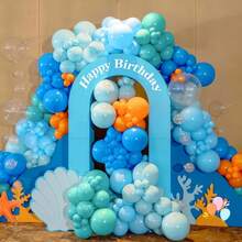 Set da 49 pezzi/28 pezzi di palloncini in lattice blu, blu macaron, blu navy, trasparenti da 10 pollici, adatti per feste di compleanno, decorazioni per matrimoni, anniversari, allestimenti per Capodanno, rientro a scuola, addii al celibato, decorazioni ad arco, gender reveal, cerimonie di laurea, festa di nascità, decorazioni per San Valentino, feste con palloncini, sfondi fotografici, decorazioni per still life, varie decorazioni per interni ed esterni - Nissan blu metallizzato - Visualizzare 3