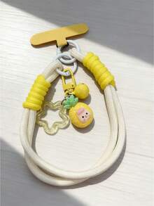 1 件多巴胺可爱时尚手机挂绳、钥匙扣、包包挂件、腕带 - 彩色 - 查看 12