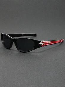 1 Cặp kính thời trang nam thiết kế theo phong cách tương lai, phản địa ngục, Y2K, vụ nổ vũ trụ, phù hợp cho các dịp thường ngày, ngoài trời, đường phố, tiệc tùng, lễ hội và nhiều dịp khác. - Phần B - Xem 14