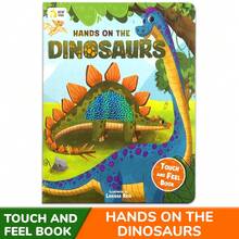 Children's Tactile Sensory Book, Touch Dinosaurs With Your Hands, Enhance Children's Perceptual Abilities | Perfect For Early Learning, Ideal Gift For Christmas, New Year Or Birthday - Multicolor - View 2