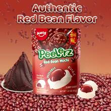 AMOS Peelerz Red Bean Mochi Gummy Candy, Peelable Rice Mochi Real Red Bean Flavored 1.41oz Packs-Taste Snack Gummy Candy, Peelable Design, Novelty Candy, Glutenfree Snack Comforting Sweetness In Every Bite - Red Bean-1 Pack - 查看 1