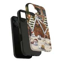 Funda para teléfono Snowman Family Fun Winter Wonderland, compatible con fundas ,  17,  16 Pro Max,  15 Pro Max,  13 y  12. Fabricada en TPU, ofrece protección contra golpes y caídas. Un regalo encantador para familiares, amigos, seres queridos, novios/novias y para Navidad.funda de  15,  17 Pro Max, fundas para , funda de  16 Plus, regalos de Navidad, funda de  13, funda de teléfono de Navidad, funda de  16 Pro, funda de teléfono  15 - Blanco - Ver 6