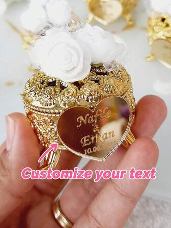 1/5ชิ้น กล่องขนมอะคริลิคแบบกำหนดเอง, ปรับแต่งข้อความ, กล่องใส่ลูกกวาดสำหรับงานแต่งงาน, กล่องพลาสติกขนาดเล็กสีทอง, กล่องใส่ลูกกวาดแบบกำหนดเอง, ของชำร่วยงานแต่งงาน, ของชำร่วยสำหรับอาบน้ำเด็ก, ของชำร่วยงานแต่งงานอิสลาม, ของชำร่วยแบบเรียบง่าย