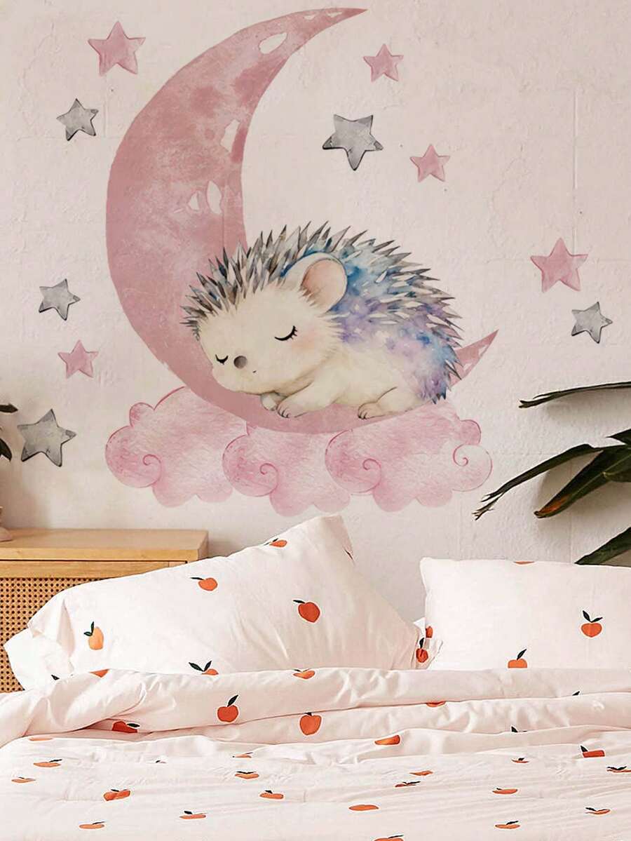 1 unidade - Papel de Parede - Decoração para Casa - Papel de Parede Autoadesivo Removível para Decoração de Paredes, Sala de Estar, Janelas - Decoração de Parede Criativa e Fofa para Decoração de Ambientes e Quartos - Multicolorido - Ver 1