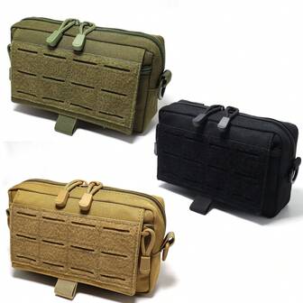 Tactical Sports Waist Pack With MOLLE Attachments, Functional Pouch, Outdoor First Aid Supplies Storage Bag, Tool Bag