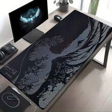 1 pieza Alfombrilla de ratón con diseño de ola japonesa, antideslizante para computadora portátil, computadora, juegos de oficina, accesorio de escritorio de PC mini - Multicolor - Ver 9