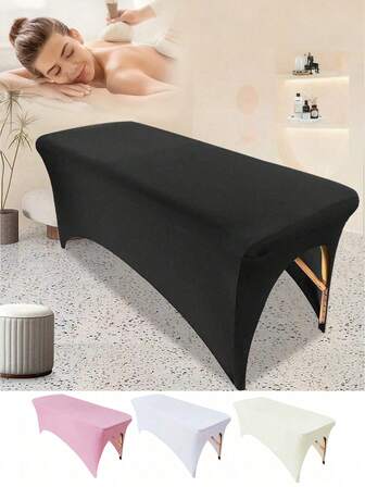1pc 6ft Salon Massage Table Cover, Stretchy Eyelash Extension Bed Cover, Suitable For Eyelash Bed, Beauty Salon