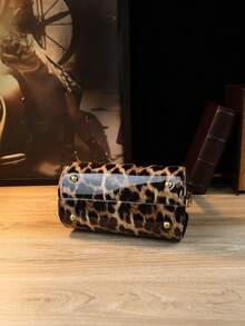 限量版经典豹纹女士单肩包