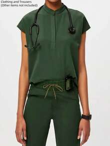 Spring Fashion Multi-Pocket Suit, Casual Sports Outfit, Dental Clinic Scrubs