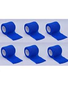 1/6/12 Rolls Black/White/Nude/Blue Elastic Self-Adhesive Bandage, Breathable Flexible Non-Woven Self-Adhesive Bandage (No Packaging Box) - Multicolor - View 10