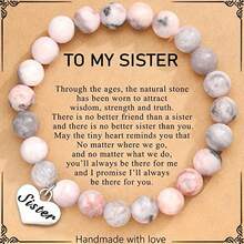 Elegant Black Beaded Bracelet, Cross Design, Creative Gift, Comes With Gift Card, Suitable For Son, Daughter, Father, Grandson, Mother, Best Mother's Day Gift - Multicolor 2 - View 20