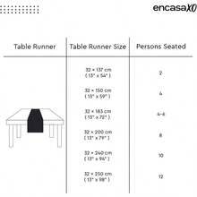 Dining Table Runner 13 Inchx59 Inch Yarn Dyed Fine Ribbed Cotton Solid Blue Washable - 13x94 in + Thang màu xanh lam - Xem 7