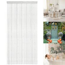 Beaded Door Curtain - Rhinestone Room Divider Curtain For Interior Decoration 1x2m