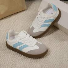 Toddler/Little Kid Comfortable Hook & Loop Strap Sneakers With Mesh Lining – Anti-Wear All-Season Sport Shoes For School & Daily Play - trắng - Xem 4