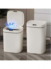11L/15L Automatic Sensor Trash Can – Battery Operated (2 Batteries), Touchless Waterproof Bin With Lid,11L/15L Smart Sensor Trash Can – 2-Battery Powered, Touchless Waterproof Kitchen Bathroom Bin,11L/15L Battery Operated Sensor Trash Can, 2-Battery Sensor Bin, Touchless Battery Powered Trash Can, Waterproof Automatic Trash Can, Cordless Sensor Trash Can, Home Battery Operated Bin, Kitchen Bathroom Sensor Trash Can, Dual Capacity Battery Bin, 2pcs Battery Trash Can, Touchless Waterproof Bin, Odor-Sealing Battery Trash Can, Compact Sensor Bin, Family Size Automatic Trash Can, Cordless Home Wastebasket, Battery Powered Hygiene Bin, Replaceable Battery Trash Can, Multi-Room Sensor Trash Can, Easy-Install Battery Bin, No-Charge Sensor Trash Can, Durable Battery Operated Wastebasket - 白色15L - 查看 8
