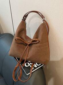 Women Tote Bags - 棕色 - 查看 8
