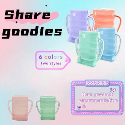 1pc Squeeze-Proof Flip-Top Food Pouch Holder & Juice Box Organizer With Anti-Squeeze Lid, Dishwasher Plastic Container For Food, Pouches, Smoothies - For & S On-The-Go, At, Travel