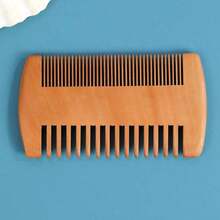 1pc Mustache Brush/5pcs Set Men Beard Brush And Comb Kit - Natural Boar Bristle Brush And Double-Sided Comb, Scissors And Silicone Face Cleansing Tool, With Velvet Carrying Pouch, Gift Box Packaging, Ideal For Beard And Mustache Grooming - Black - View 7