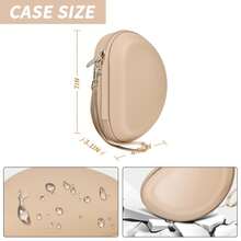 ALKOO 适用于 Be/A/T/S/ Solo 4/ Studio Pro/ Solo3/ Studio3/ Solo2/ Solo Pro 蓝牙头戴式耳机的旅行硬质便携箱（仅含包装盒）