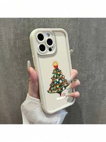 Fundas protectora de teléfono con Diseño Árbol De Navidad Festivo Colorido regalo de moda minimalista interesante para hombres y mujeres, adecuado para  16/15/15Pro/15ProMax/14/13/12/11/XsMAX,  17,  Max Series,A14/A15/S23 Ultra/A50/A12/A32/A52/A72/A51/A21S/A13/A14/S22 Ultra/S23/A33/A53/S20 FE,Protección completa contra caídas, resistencia a impactos y prevención de rayaduras,diseño creativo y de moda para hombres y mujeres - Bordó - Ver 4