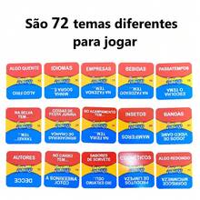 Jogo De Raciocínio o ê Stop Jogar Entre Amigos com 72 Temas - Azul - Visão 6