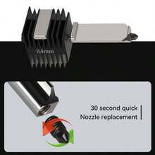 3D Printer Part Hotend Kit For Bambu Lab A1 A1 Mini Fast Speed Hot End Assembly 0.2 0.4 0.6 0.8mm Hardened Steel Nozzle