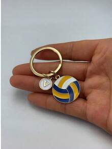 Personalized Volleyball Keychains – A Perfect Christmas And Thanksgiving Gift For Players. - Volleyball Alphabet Suit - View 26