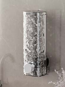 1pc Soap Dispenser, Suction Cup Wall Mounted, No Punching Hotel Bathroom, Shampoo, Shower Gel, Hand Sanitizer, Press Bottle For Dispensing. Bathroom Tools, Household And Daily Necessities. - Multicolor - View 12