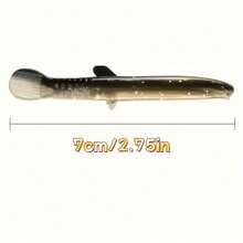 10/20/30/50pcs Simulation Soft Bait Contains Salt And Fish Taste, High Elasticity And Flexibility PVC Material, Soft Bait - Multicolor - View 4