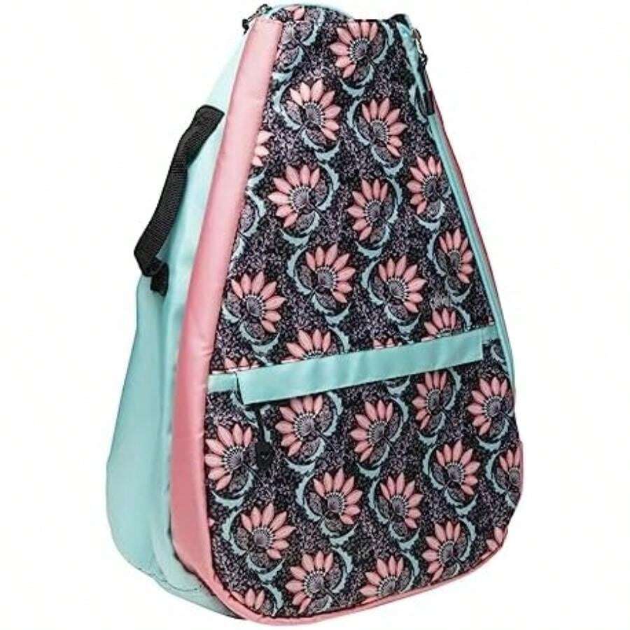 Glove Tennis Backpack for Women(Vintage Vines) - Multicolor - Ver 1