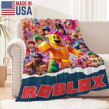 1pc Game Cartoon Print Flannel Blanket, Soft Polyester Fiber Blanket, Suitable For All Seasons, Comfortable Bed Sheets, Sofas, Camping, Travel, Office Essentials, Perfect Holiday Gifts, Couple Gifts, Multiple Sizes To Choose From, Pet Friendly Home Decoration, Party Decoration, Lightweight And Durable Design, Modern Style, Pet Owner's Choice - Multicolor - View 6