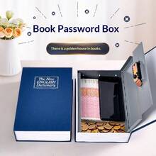 可上锁的隐藏式保险箱 - 采用耐用的不锈钢材质，带有隐蔽隔层，是存放硬币、珠宝、贵重物品、机密文件和个人物品的理想之选。安全时尚的现金盒、存钱罐、钱箱，圣诞礼物、新奇礼物、男士礼物，带有秘密隔层。