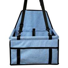 12lbs Pet Car Booster Seat, Portable Puppy/Pet Car Raised Seat With Detachable Leash And Mesh Window, Suitable For Small & Medium Dogs And Cats - Multicolor - View 13