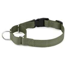 Collar Reflectante Tipo martingala con Hebilla de Cierre rpido, antitirones, para Perros pequeos, medianos y Grandes, Talla, Color Verde Ranger - Verde Ranger - Ver 2