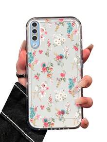 High-Resolution, Fully Transparent Phone Cases For Samsung Galaxy A50 A50S A30S Fresh Floral Ultra-Thin All-Around Protective Case Made Of Soft Material - Clear - View 12
