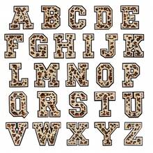 26pcs Leopard Print Letter Embroidery , Ironed Or Sewn, Leopard Print Letter Patch Stickers, DIY Jeans, Jackets, Backpacks, Baseball Caps, Mother's Day Gifts, Christmas Gifts, Easter Gifts - Multicolor - View 3