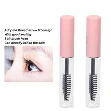 10ML Tubo de rímel vacío DIY recargable, botella cosmética transparente portátil para aceite de crecimiento de pestañas