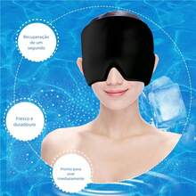 Headache Cap, Migraine Relief Hat, Comfortable Hot And Cold Therapy Mask - 紫色 - 查看 5