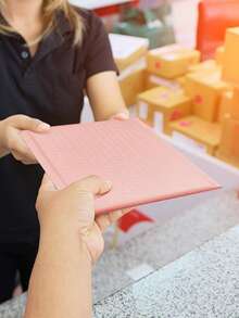 1/5/10/25/30/50个粉色气泡信封，5x4英寸，聚乙烯气泡信封，不透明自封防水高级运输袋，适用于珠宝、化妆品包装、小型企业运输信封、包装袋、气泡信封、邮寄信封、运输用品 - 粉色 - 查看 8