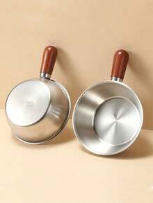1 pieza Sartén pequeña antiadherente de acero inoxidable grueso, 1 pieza Sartén pequeña para verter aceite, 1 pieza Sartén para huevos, 1 pieza Sartén, 1 pieza Sartén plana, 1 pieza Cacerola pequeña para leche