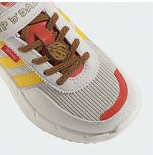 Adidas Pantofi sport casual cu velcro și topuri joase Clover Kids - Maro/Portocaliu - Vizualizare 7