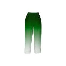Pantalones Casuales, Cintura elstica 3/4 de Largo Degradado para Mujer con pantaln Holgado Casual Activo - inicial - Ver 6