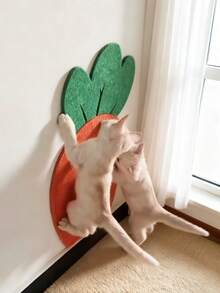 1pc Felt Wall Mounted Scratching Pad. Cat Self-Grooming Durable Scratching Board Toy, Sofa Scratch Mat, Abrasion Resistant Felt Pad