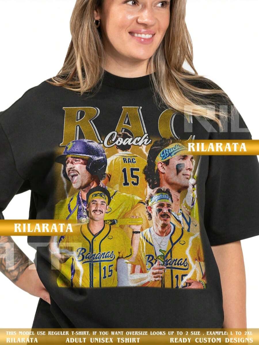 Rac Vintage T-Shirt Gift For Women And Man Shirt Unisex Tee Sweatshirt - Black - View 1