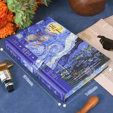 Van Gogh A5 Blank Pages Hardcover Notebook – Vintage Artistic Journal With Painted Edges, Decorative Thick Cover, Unlined Interior For Writing, Drawing, Gifting, Collectible - A5 - View 7