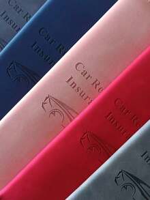 1PS Car Insurance Data File Protection Box Car Insurance Business Card High-Grade Leather ID Card Driver's License Wallet Gift - one-size - View 9