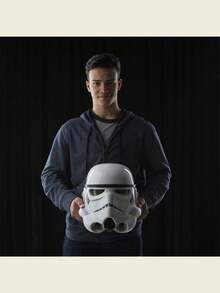 Hasbro 星球大战 - 黑标系列帝国冲锋队高级电子头盔，电子变声头盔角色扮演，漫威周边，官方授权，酷炫服装，帝国冲锋队